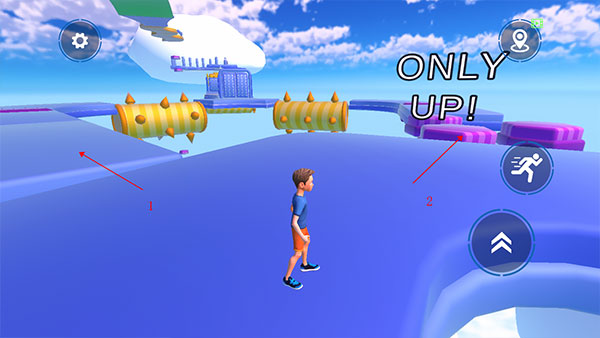 只有向上的跑酷