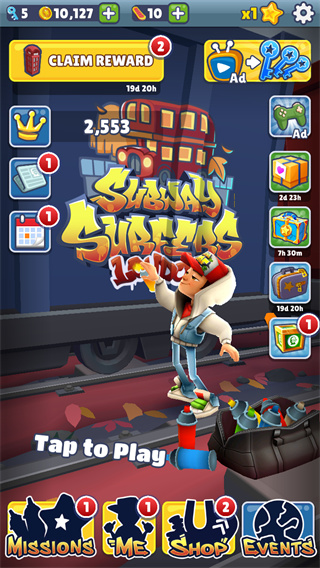 地铁跑酷国际服最新正版2025下载(subway surf)