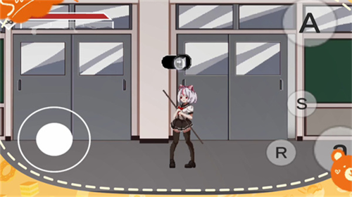白毛少女大战僵尸截图1