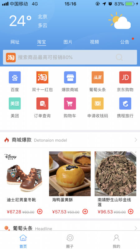 葡萄浏览器截图3