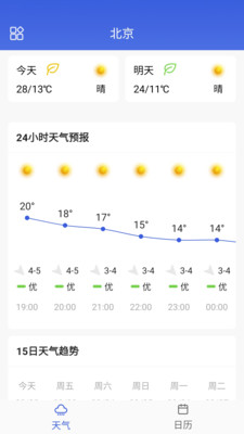 湛蓝天气截图0