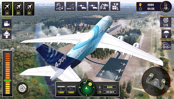 飞行飞行员模拟器3D截图2