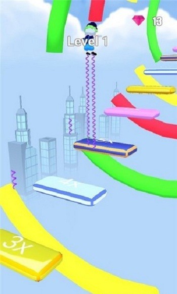 弹簧人跑酷游戏手机版下载截图1
