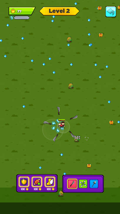 疯狂生存割草游戏下载(Survival Frenzy)截图0