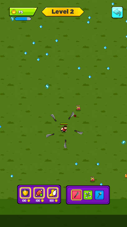 疯狂生存割草游戏下载(Survival Frenzy)截图1