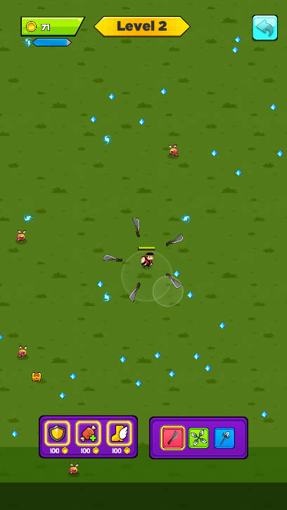 疯狂生存割草游戏下载(Survival Frenzy)截图2