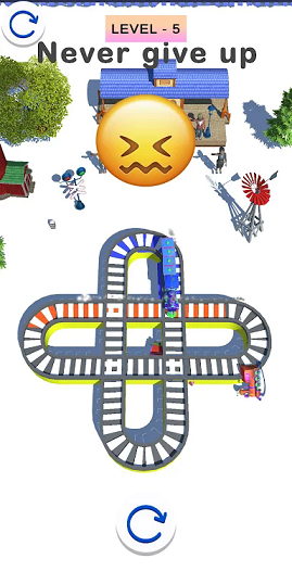火车道交叉挑战截图0